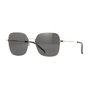 NEW SAINT LAURENT SUNGLASSES, SL410 WIRE 004 SILVER WOMEN SL 410 WIRE 004